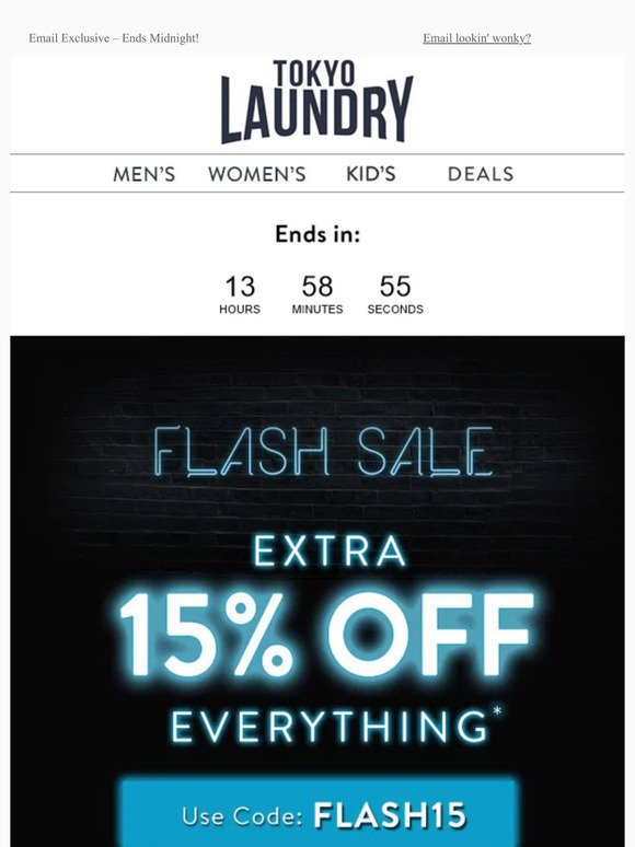 Flash Sale – Today Only!