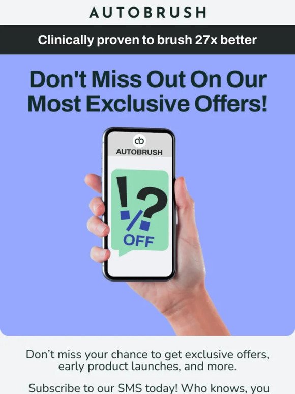 Want exclusive offers delivered straight to your phone?📱