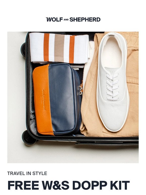 24 HOURS ONLY - Get a FREE W&S Dopp Kit