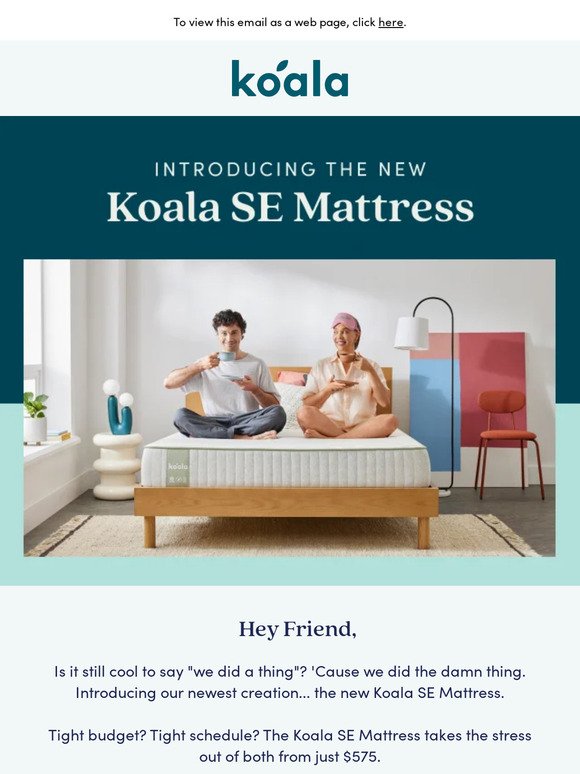 Hey, our NEW inflation-busting mattress has landed 😍
