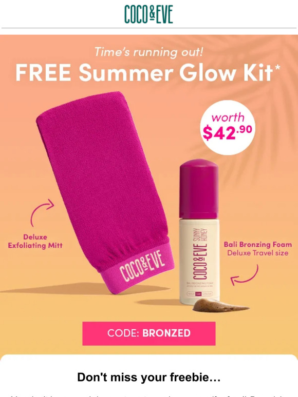 Don’t miss your FREE gift