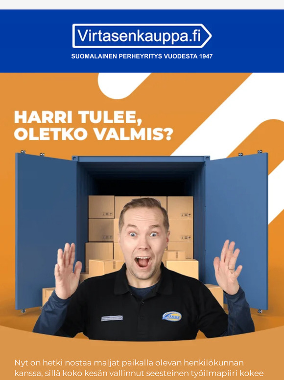 😍Varaston Harri tulee, oletko valmis?