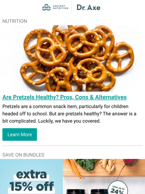Ancient Nutrition Are Pretzels Healthy? Pros vs. Cons Milled