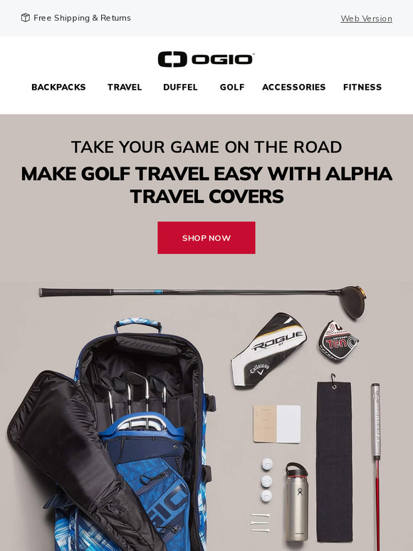 Take Your Golf Game Anywhere | Shop Travel Covers