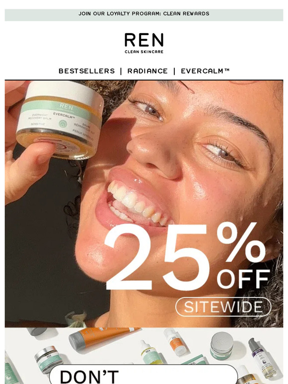 DON'T MISS OUT 📣 | 25% OFF sitewide