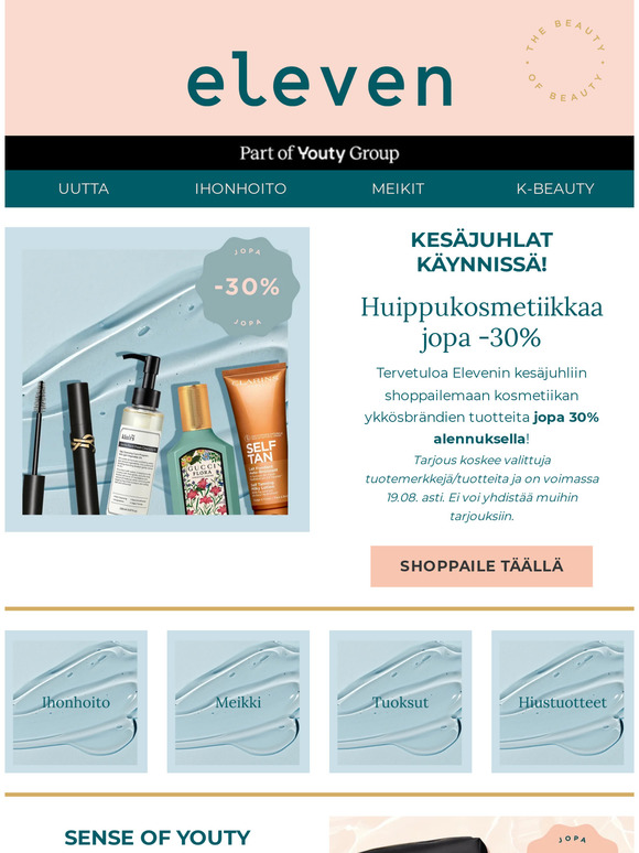 Jopa -30% Kesäjuhlissa🍹🎶 & Lahjoja kaupan päälle!