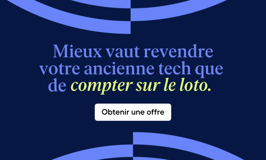 Revendre un appareil
