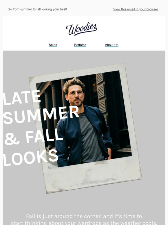 Seamlessly Transition to Fall...