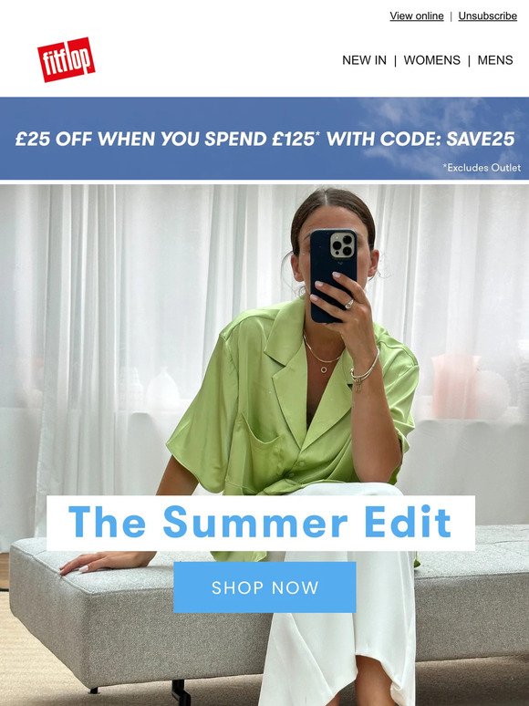 Sun’s Out, Toes Out. Plus, £25 Off Your Next Order