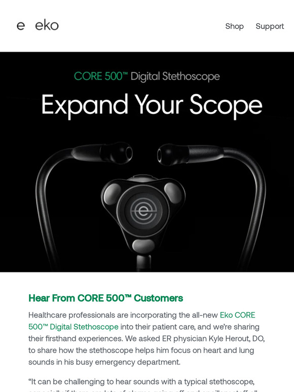 Eko Core 500 Digital Stethoscope