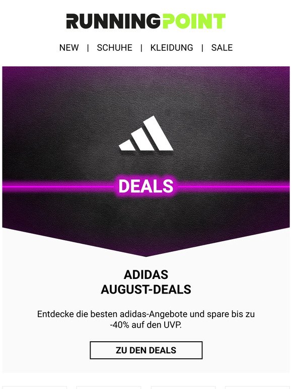 ⚡ adidas August Deals ⚡ bis zu 40% reduziert