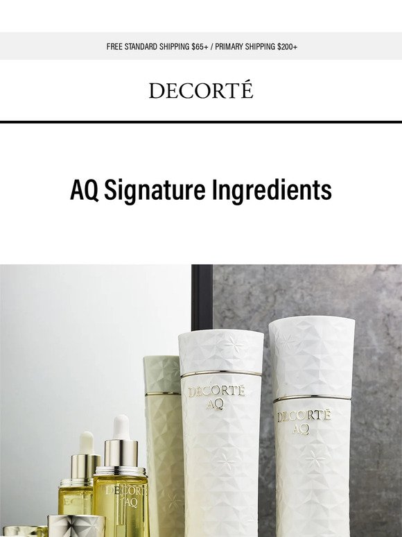 Transform Your Skin with AQ Ingredients