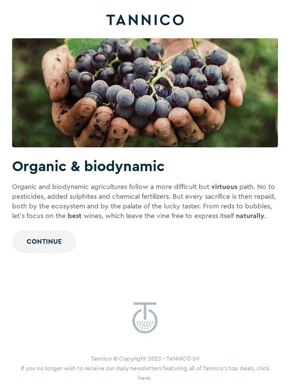 Organic & biodynamic