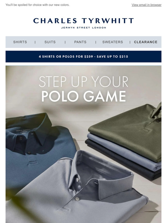 New Summer Polos Are Here!