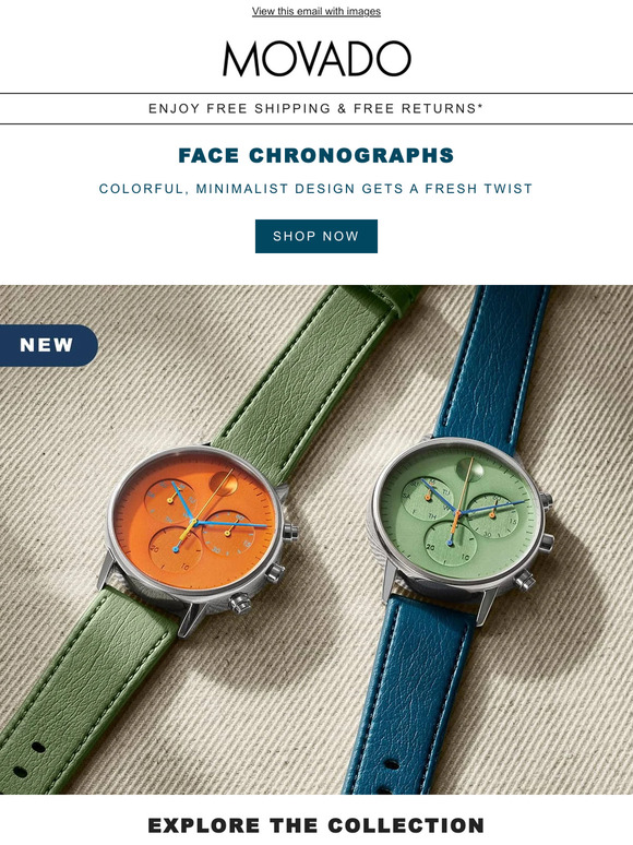 This Just In: NEW Face Chronographs