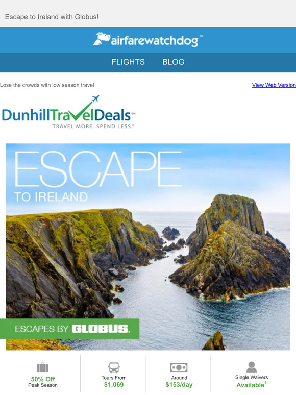 What's made this week's top travel deals?