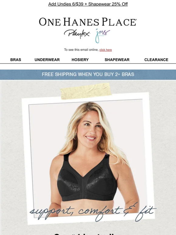 NEW Playtex Seamless Comfort Bra $17.99 - One Hanes Place