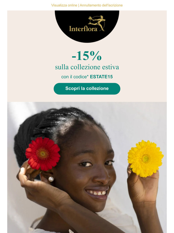 Summer Vibes e non solo : 15% sui fiori estivi