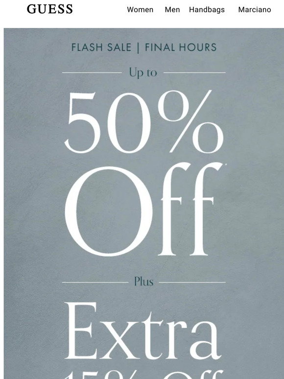 GUESS? Email Newsletters: Shop Sales, Discounts, and Coupon Codes