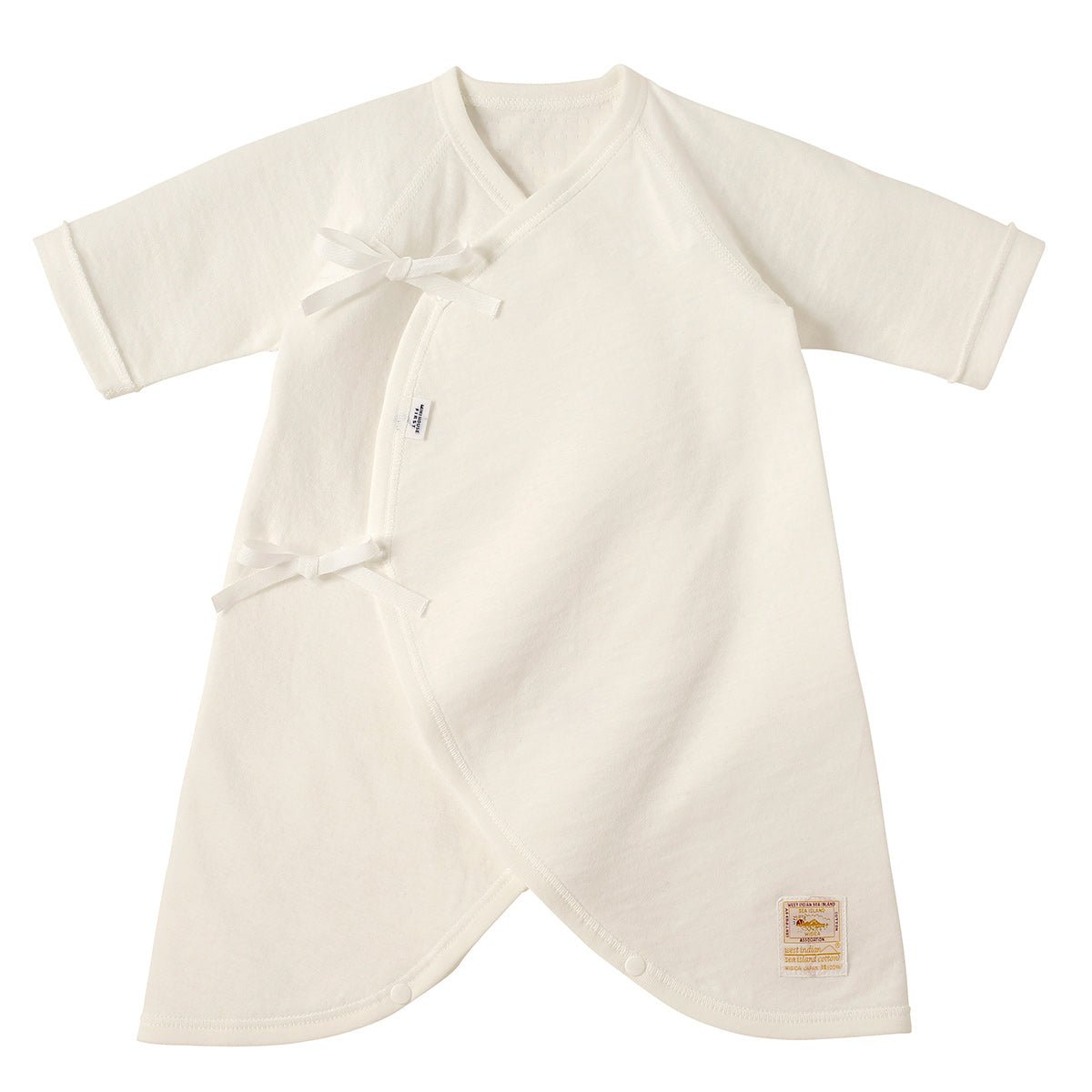 Sea Island Cotton Kimono-Style Body Suit