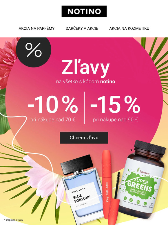 Až -15 % úplne na VŠETKO! 😍