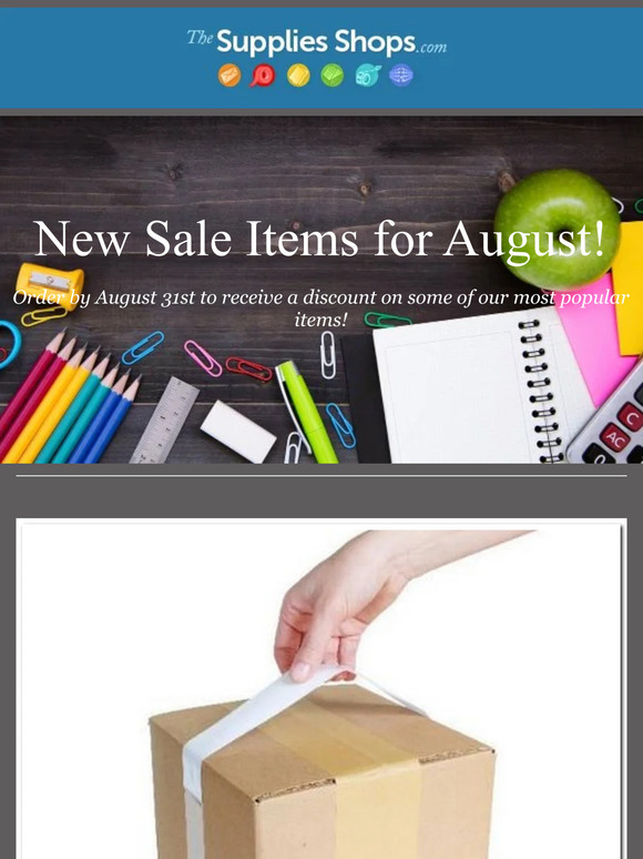 August 2023 Monthly Sale Items