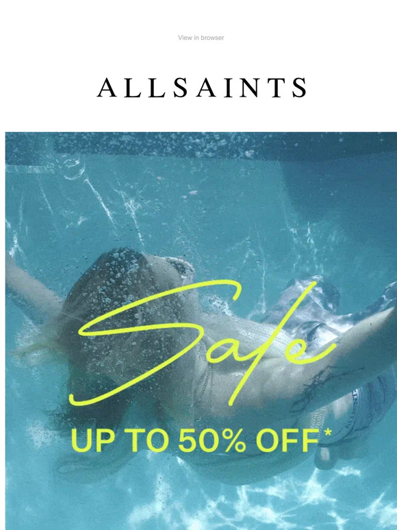 Up to 50% off sale styles you need