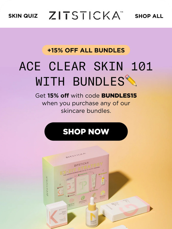 15% OFF ALL BUNDLES 💥