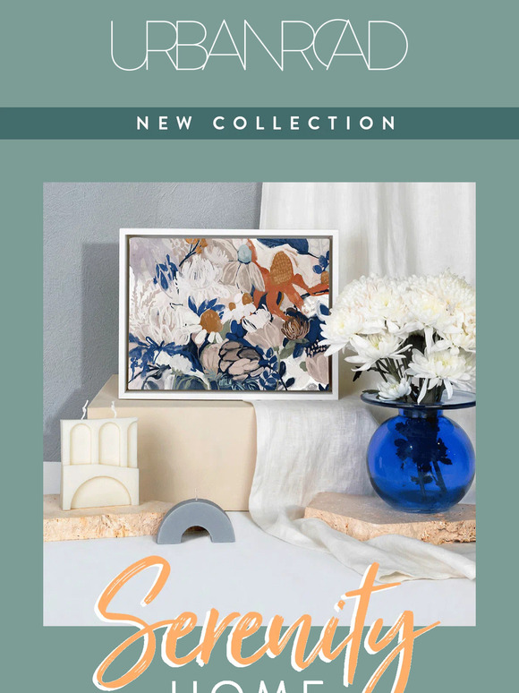 Find Peace with the new Serenity Home Collection ☁️