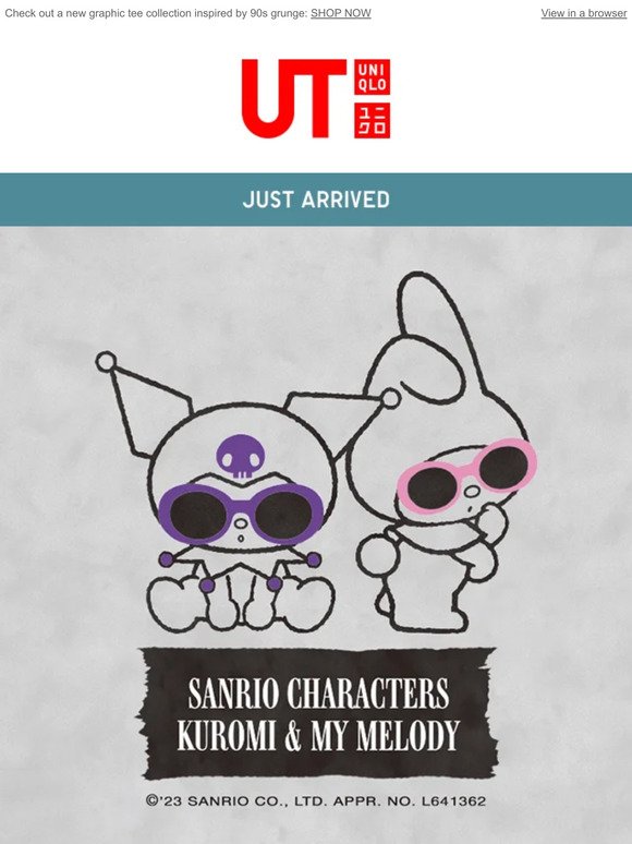 Just arrived: Sanrio characters: Kuromi & My Melody