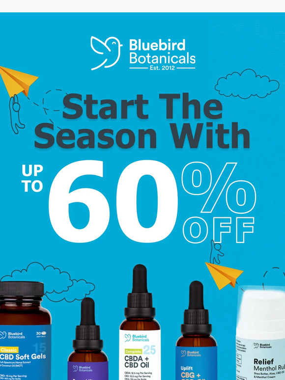 Life is stressful, but 60% off CBD might help!