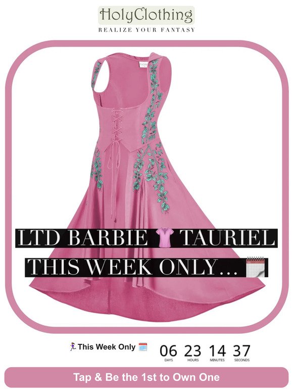 Limited Barbie Pink 👚 Tauriel 🤯 Drop 🤯