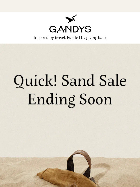 QUICKSAND sale ending ⌛