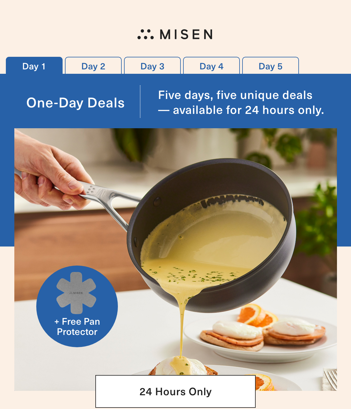 Misen Nonstick Frying Pan 24-Hour Sale 2023