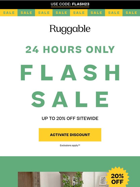 24-Hour Flash Sale EXTENDED!