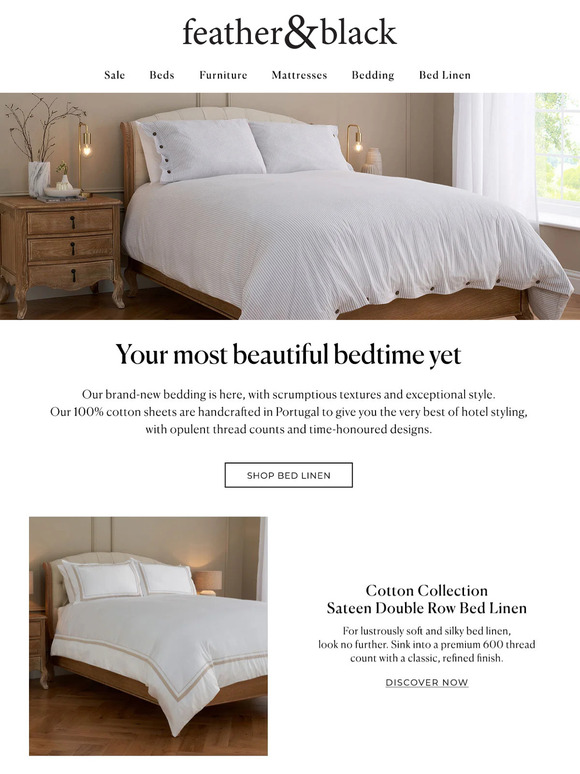 Feather & Black Our Brand New Bed Linen Is Here ️ Milled