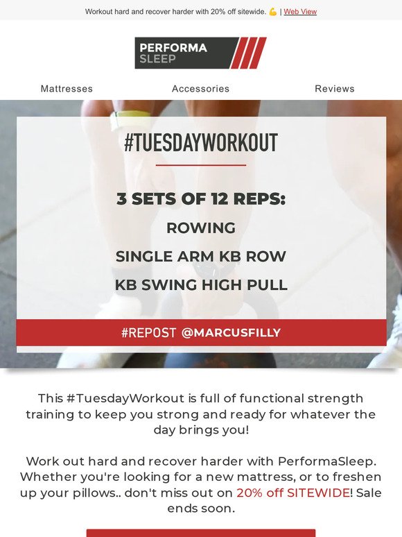 Hey —, Your #TuesdayWorkout Is Ready!