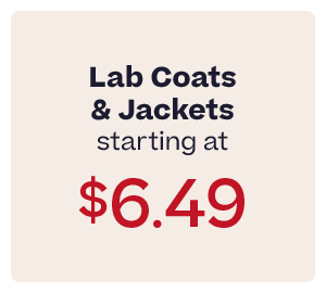 Lab Coats & Jackets starting at $6.49
