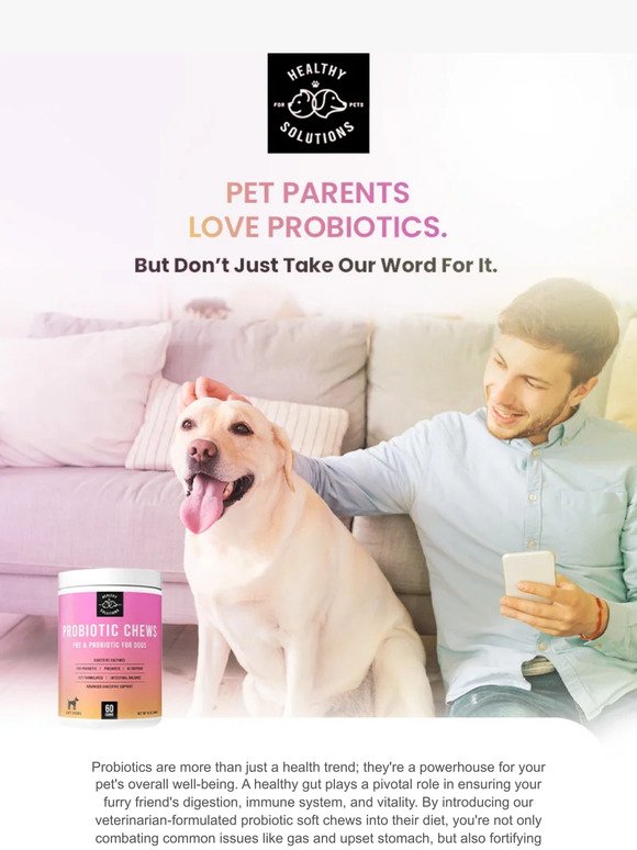 “The only brand I trust for probiotics”