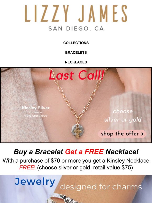 ⏳Last Call FREE Necklace Offer...Silver or Gold