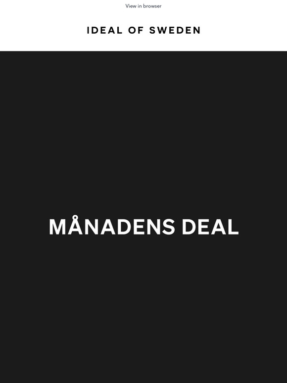 Missa inte Månadens Deal