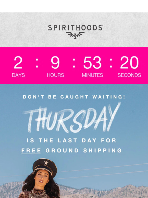 🚨 Attention Animals: FREE Ground Shipping Ends Thursday! 🚨