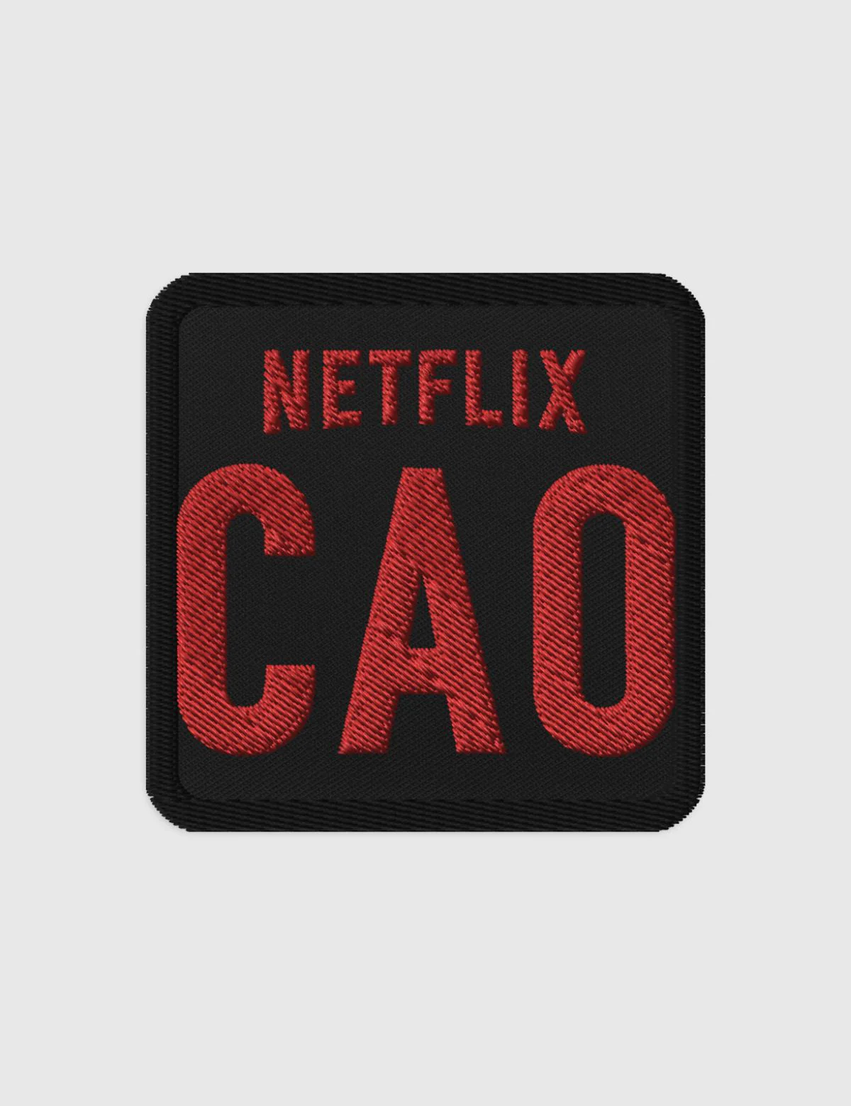 Image of CAO Embroidered Patch [Black]