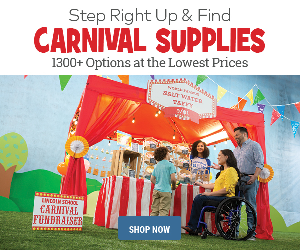 Oriental Trading: Come One! Come All! Carnival Supplies Inside