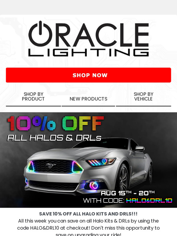 10% Off ALL Halo Kits & DRLs‼️