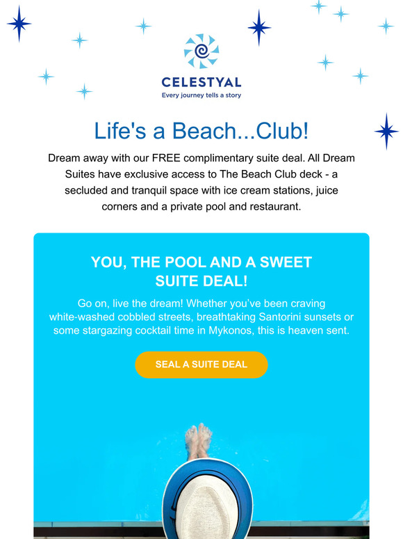 Upgrade to your very own Beach Club - for free!