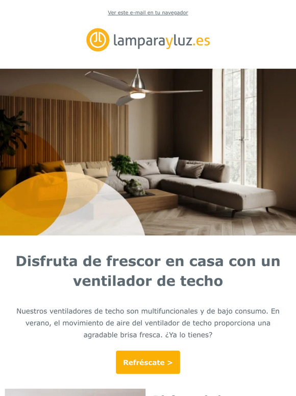 ¡Compra ahora tu ventilador de techo!