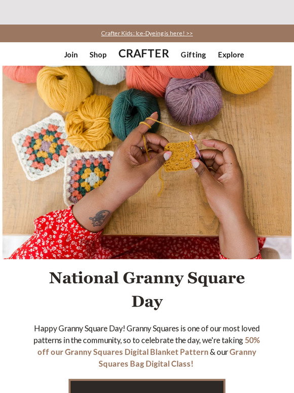 The Crafter s Box It s National Granny Square Day Milled
