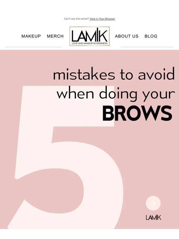 5 Mistakes to Avoid When Doing Your Brows