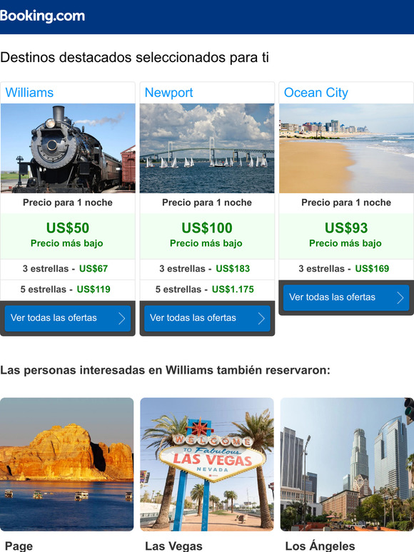 Williams o Newport: ¿cuál tiene mejores precios?